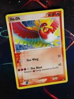 MP Pokemon (Holo) HO-OH Card POP SERIES-5 Set #1/17 Cosmos Foil DP Pack Promo#3 - Image 1