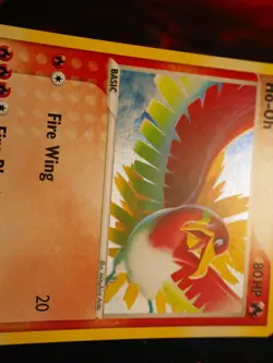 MP Pokemon (Holo) HO-OH Card POP SERIES-5 Set #1/17 Cosmos Foil DP Pack Promo#3 - Image 2