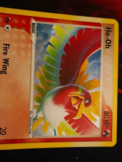MP Pokemon (Holo) HO-OH Card POP SERIES-5 Set #1/17 Cosmos Foil DP Pack Promo#3 - Image 3