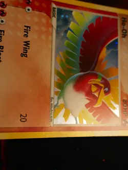 MP Pokemon (Holo) HO-OH Card POP SERIES-5 Set #1/17 Cosmos Foil DP Pack Promo#3 - Image 4