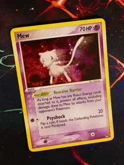 MP/HP Pokemon (Holo) MEW Card POP SERIES-4 Set #4/17 Foil EX Blister Promo#2 - Image 1