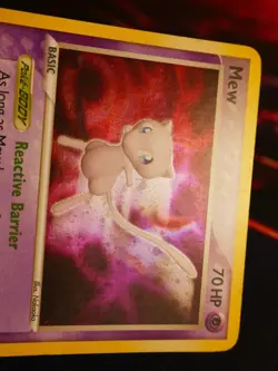 MP/HP Pokemon (Holo) MEW Card POP SERIES-4 Set #4/17 Foil EX Blister Promo#2 - Image 2