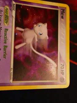 MP/HP Pokemon (Holo) MEW Card POP SERIES-4 Set #4/17 Foil EX Blister Promo#2 - Image 3