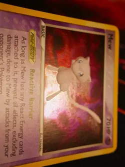 MP/HP Pokemon (Holo) MEW Card POP SERIES-4 Set #4/17 Foil EX Blister Promo#2 - Image 5