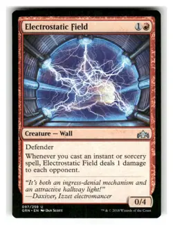 Electrostatic Field 97 Uncommon Guilds of Ravnica Magic: The Gathering Near Mint - Image 1