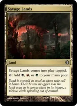 Mint/Near-Mint, English - 1 x MTG Savage Lands - Foil Shards of Alara - Image 1
