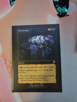 Mtg - Dismember - Time Spiral: Remastered (TSR) -Uncommon - #322 - - Image 1