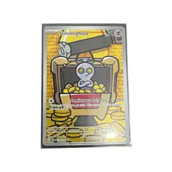 Pokemon Gholdengo ex & Gimmighoul Full Art Holo PALDEA Lot 2 English 2023 - Image 3