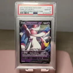 Pokemon TCG Dark Sylveon v SWSH134 Sword & Shield Black Star Promo Celebrations - Image 1