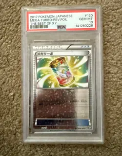 PSA 10 Mega Turbo 120/171 The Best of XY Reverse Foil Japanese Pokemon Card - Image 3