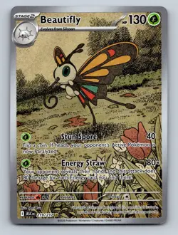 Pokemon TCG Beautifly - Holo Illustration Rare ME: Ascended Heroes 219/217 - Image 1