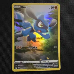 Riolu GG26/GG70 Crown Zenith Galarian Gallery Full Art Holo Rare Pokemon TCG - Image 1