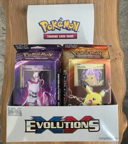 Pokemon XY Evolutions Pikachu Power & Mewtwo Mayhem Theme Deck Lot *Damaged* 820650801600 - Image 1