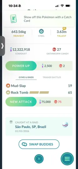 Pokemon Go Shiny Orthworm - Image 2