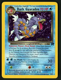 Dark Gyarados DMG 8/82 - Holo Prerelease Promo Team Rocket - Pokemon Z - Image 1