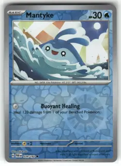 Mantyke 039/182 Reverse Holo Paradox Rift Pokemon TCG - Image 1