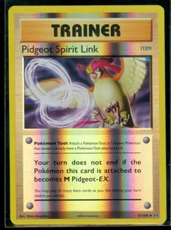 Pokemon PIDGEOT SPIRIT LINK 81/108 - XY Evolutions - Rev Holo - MINT - Image 1