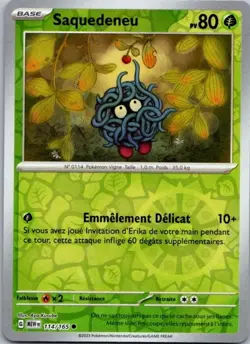 Carte Pokemon Saquedeneu 114/165 Reverse - 2023 - Image 1