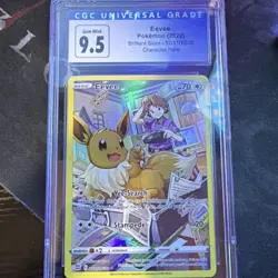 CGC Graded 2022 Pokemon Eevee TG11/30 Brilliant Stars Trainer Gallery Holo HP 70 - Image 1