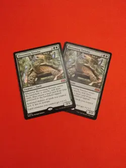 2XBlossoming Tortoise Cards! 0163 Mythic Rare (Wilds of Eldraine, 2023) - Image 1
