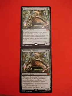 2XBlossoming Tortoise Cards! 0163 Mythic Rare (Wilds of Eldraine, 2023) - Image 2