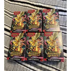 Pokemon Ascended Hero’s Booster Bundle X6 - Image 1