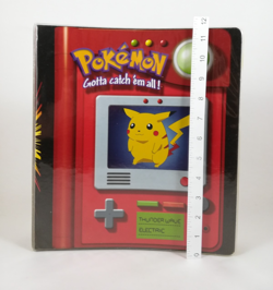 Vintage Pokemon 3 Ring Binder 1999 Nintedo Thunder Wave Electric Made in USA - Image 3