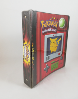 Vintage Pokemon 3 Ring Binder 1999 Nintedo Thunder Wave Electric Made in USA - Image 4