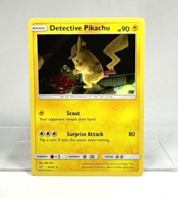 Detective Pikachu 10/18 Detective Pikachu Rare Pokemon - Image 1