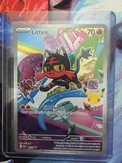 Pokemon TCG First Partner Illustration Collection Series 1 Gen 7 Alola Starters - Image 4