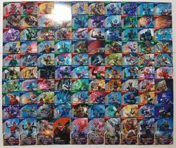 Lot of 100 Japanese Kamen Rider Battle: GANBA LEGENDS Normal & Rare Card Set - Image 1