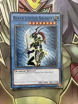 YGLD-ENA01 Black Luster Soldier Common 1st Edition NM Yugioh Card - Image 1