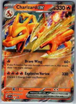 Charizard ex SVP 161 SV: Scarlet & Violet Promo Cards - Pokemon Card - NM - Image 1
