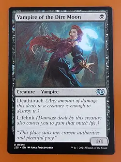 1x Vampire of the Dire Moon | Foundations Jumpstart | MTG Magic Cards - Image 1
