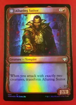 1x Alluring Suitor | FOIL Showcase | Innistrad Crimson Vow | MTG Magic Cards - Image 1