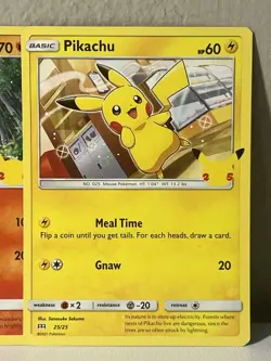 2021 McDonald’s Pokemon 25th Anniversary Non Holo Pikachu Lot - Image 2