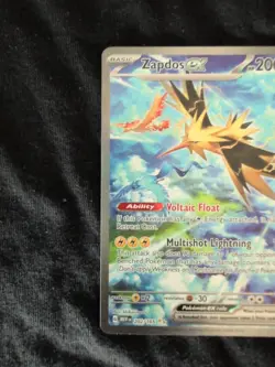Zapdos EX 202/165 Scarlet & Violet 151 Special Illustration Rare NM/Mint - Image 2