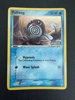 Poliwag #67/115 EX Unseen Forces Stamped Reverse Holo Pokemon - 2005 - Image 1