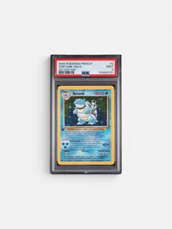 1999 POKEMON FRENCH 1ST ED #2 TORTANK-HOLO PSA 9 - Image 1