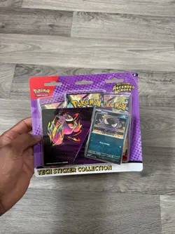Pokemon Ascended Heroes Mega Evolution Tech Sticker Collection Gastly - Image 1