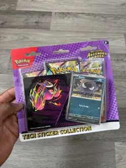 Pokemon Ascended Heroes Mega Evolution Tech Sticker Collection Gastly - Image 3