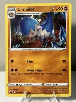 Cranidos SWSH274 Sword & Shield Promo Cosmos Holo Pokemon TCG LP - Image 1