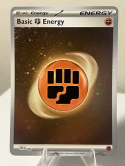 3 Swirl Cosmos Fighting Energy Pokemon TCG SVE 006 - Image 2