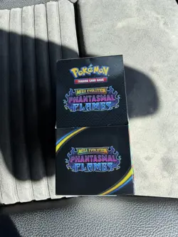 Pokemon Phantasmal Flames Half Booster Box *UNSEALED* 18 packs fast ship ✅ - Image 1