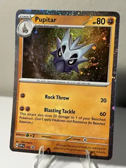 Pupitar Double Swirl Cosmos 120 Promo Pokemon TCG SVP - Image 1