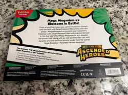 New Pokemon TCG Mega Evolution Ascended Heroes Mega Meganium EX Box - Image 2