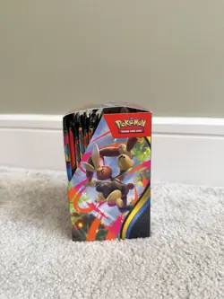 Pokemon TCG - Phantasmal Flames Half Booster Box Unsealed Box 18 Sealed Packs - Image 4
