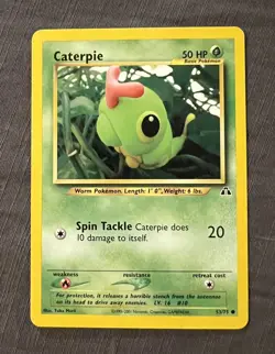 Caterpie Neo Discovery - NM/M - 2001 Pokemon - 53/75 - Image 1