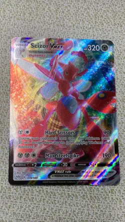 Scizor VMAX 119/189 Holo Rare VMAX Darkness Ablaze Pokemon NM - Image 1