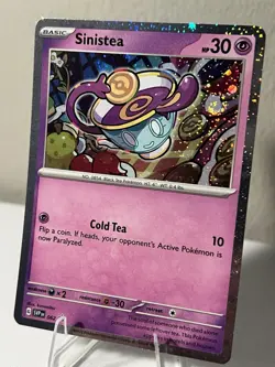 Sinistea 062 SWIRL Scarlet & Violet Black Star Promo Cosmos Pokemon TCG - Image 1